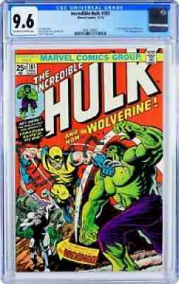 Hulk #181 CGC 9.6 1974 1st Wolverine! Great Centering!