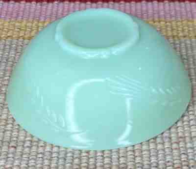 Fire King Jadeite Jadite Green Glass SOW Sheaves of Wheat Berry Bowl