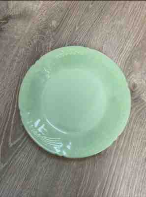 Two Jadeite Sheaves of Wheat Plates