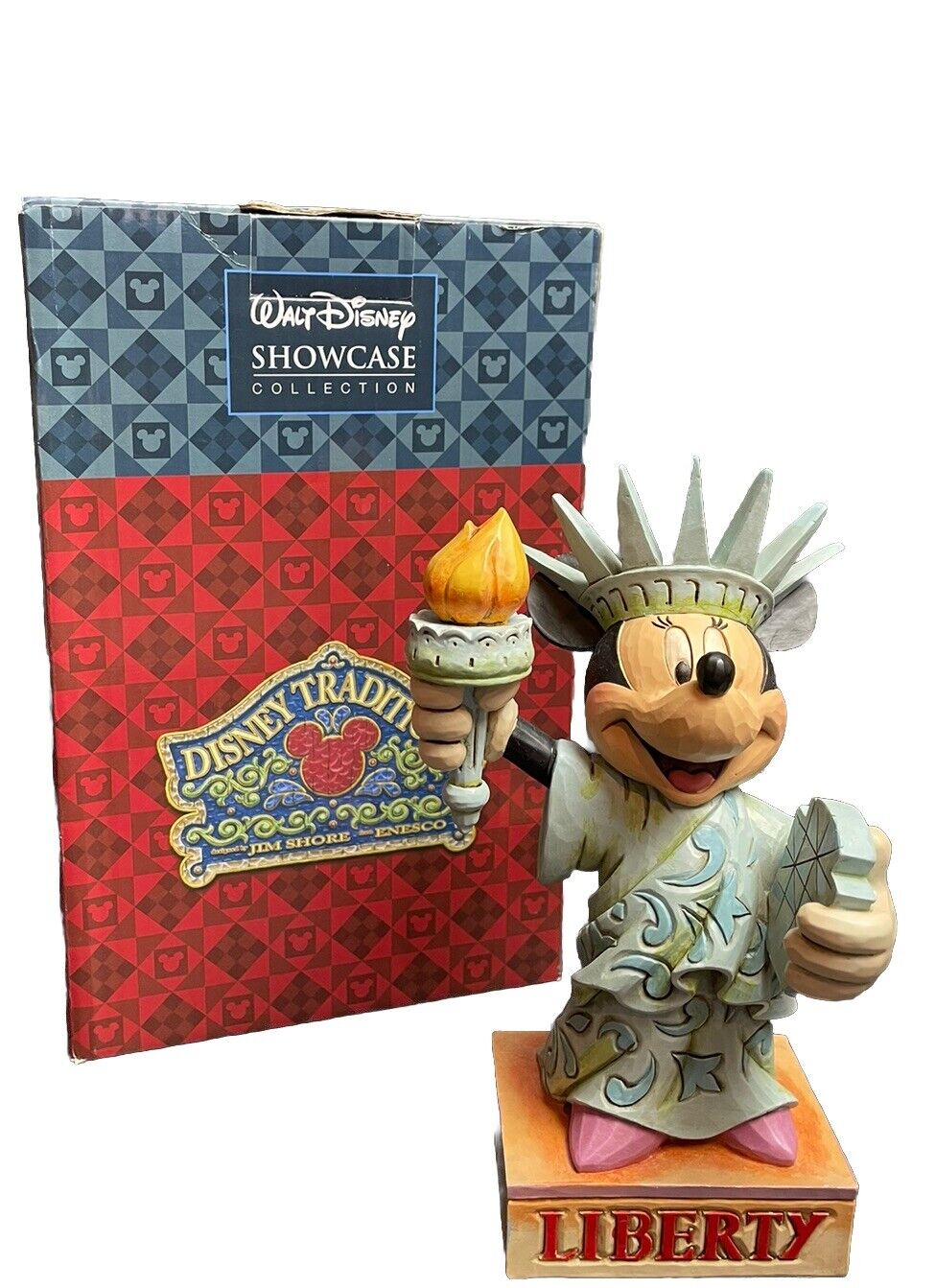 Jim Mini Mouse Jim Shore Collectibles : Minnie Mouse Statue Liberty Jim Shore Value ...