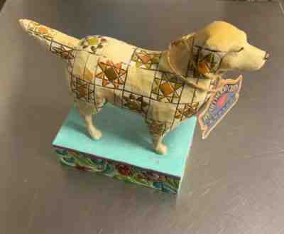 Jim Shore Heartwood Creek “Ingot” Dog Figurine 2005 Golden Retriever 4004860