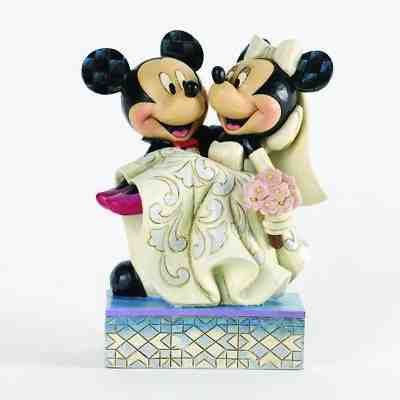 Jim Shore Disney Congratulations Mickey and Minnie Wedding Figurine 4033282