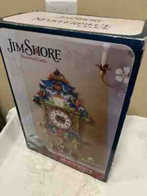 Mint With Box Jim Shore Heartwood Creek 2008 Masterpiece Rooster Cuckoo Clock