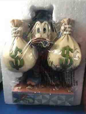 Jim Shore Disney Traditions Uncle Scrooge McDuck A Wealth of Riches Figurine