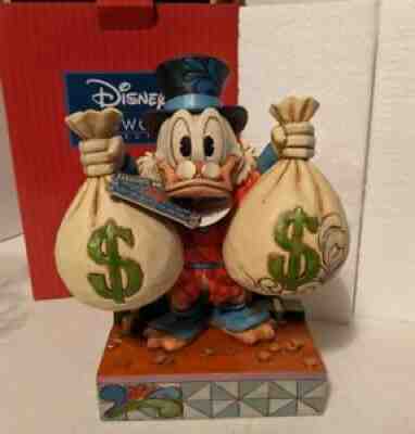 Jim Shore Disney Traditions Uncle Scrooge McDuck A Wealth of Riches