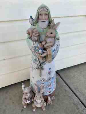 Jim Shore ST FRANCIS & ANIMALS Heartwood Creek Large 23 â?? Outdoor 4007765