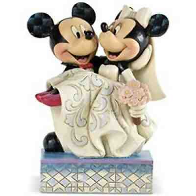Jim Shore Disney Traditions Mickey & Minnie Mouse Wedding Marriage Figurine