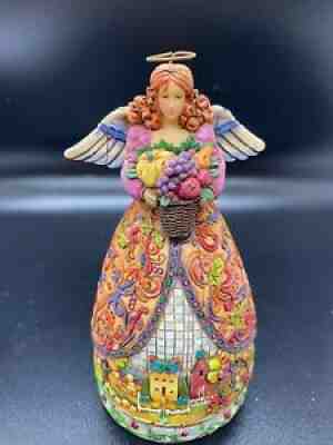 Jim Shore Autumn Mini Angel 4006722 Bountiful Angel