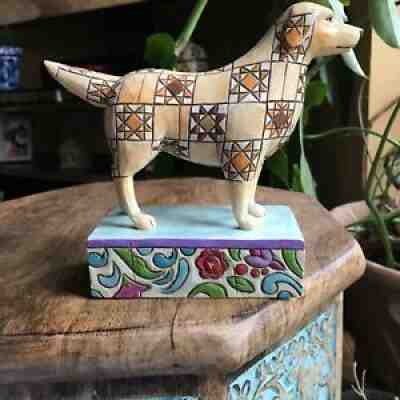 Dog ornament Figurine Golden Retriever. Jim Shore "INGOT"