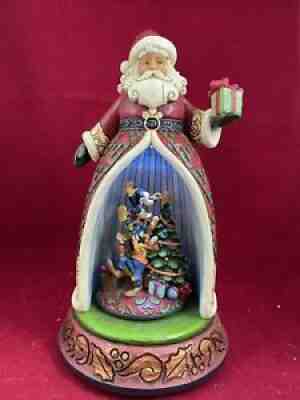 Jim Shore Disney outlet Mickey's Tree Trimming Party Music Box