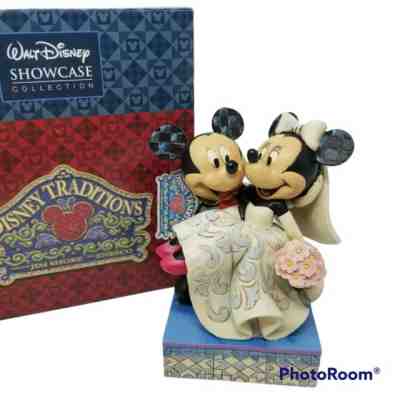 Jim Shore Disney Traditions Mickey & Minnie Mouse Wedding Marriage Figurine