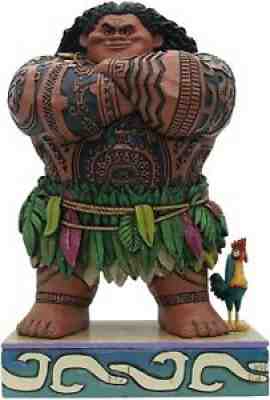 Jim Shore Disney Traditions Maui Demigod from Moana Statue 4058284 RARE