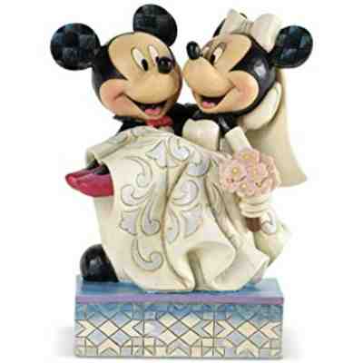 Jim Shore Disney Traditions Mickey Minnie Mouse Wedding Figurine or Cake Topper