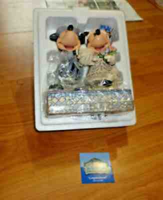 Disney Showcase Collection Jim Shore Traditions Congratulations Mickey Minnie