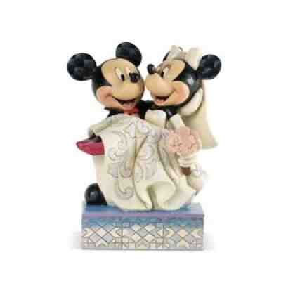 Jim Shore Disney Traditions Mickey & Minnie Mouse Wedding Figurine 4033282 New