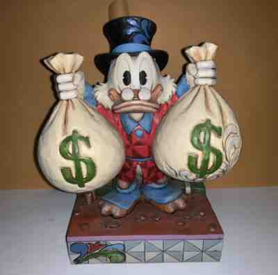 Jim Shore Disney Traditions Uncle Scrooge McDuck â??A Wealth of Richesâ?
