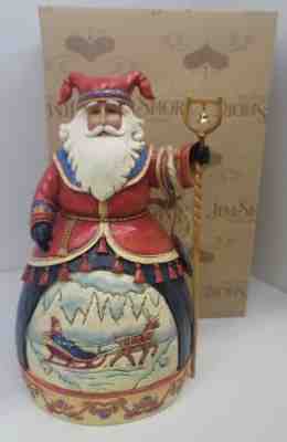 Jim Shore Rare 5th. Lapland Santa DASHING TO A MERRY CELEBRATION #4025842