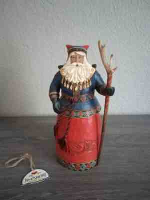 Jim Shore Lapland Santa With Blue Coat Old Man of the North Heartwood Creek 2010