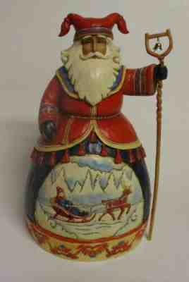 Jim Shore Lapland Santa RARE #5 Dashing to a Merry Celebration 4025842