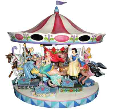 Disney Jim Shore Princess Complete Carousel set VERY RARE