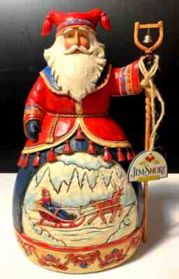 Jim Shore Lapland Santa RARE #5 Dashing to a Merry Celebration #4025842 w/ Tag