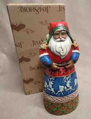 Jim Shore Lapland Santa / Reindeer Scene OLD MAN WINTER w/Box 4034357