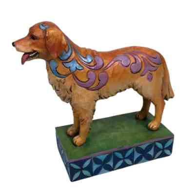 Jim Shore Collectibles : Jim Shore Golden Retriever Value Guide