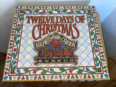 Jim Shore Heartwood Creek TWELVE DAYS OF shops CHRISTMAS 12 Hanging Ornaments