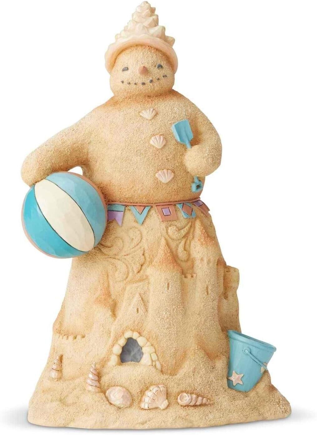 Jim Shore Heartwood Creek Coastal Sandman Snowman 6004026 New RARE P