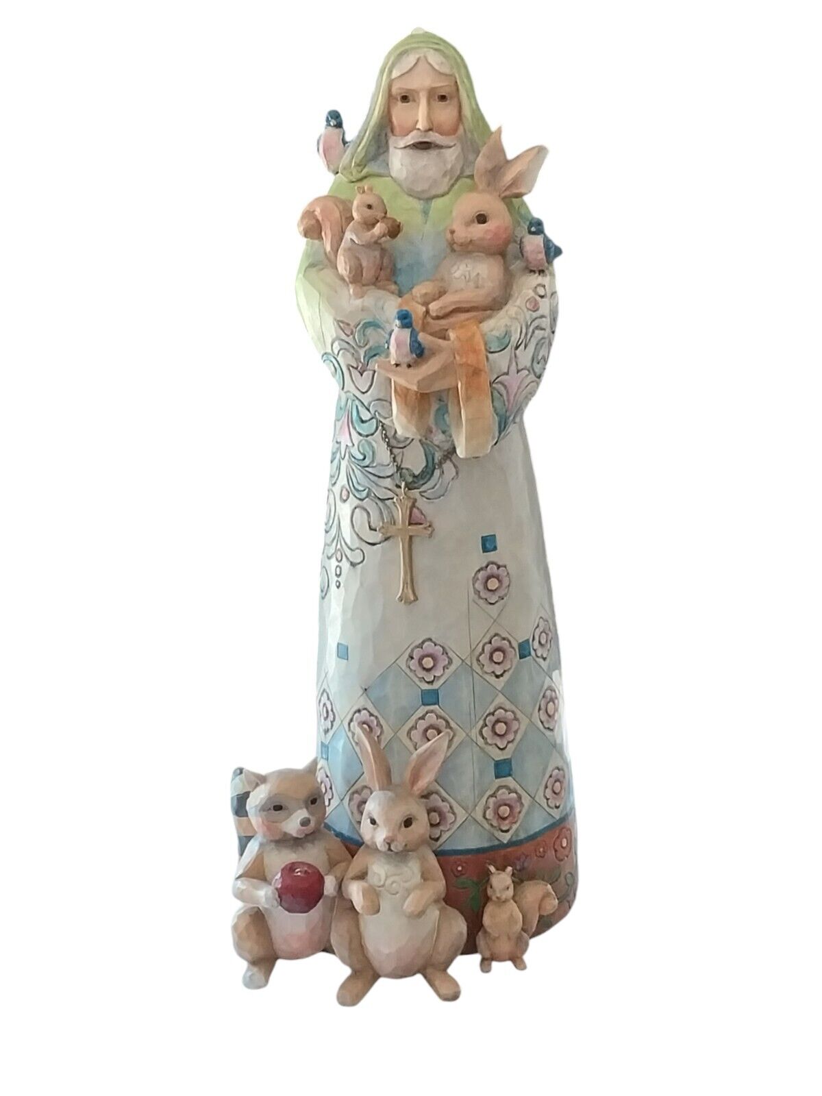 Jim Shore 4007765 Saint Frances & Animals Large Resin Statue 22" Indoor Outdoor