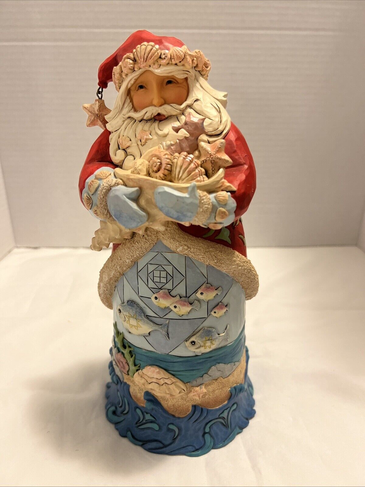Jim Shore Coastal Santa Seashells "Christmas At The Coast" 6001524 RARE