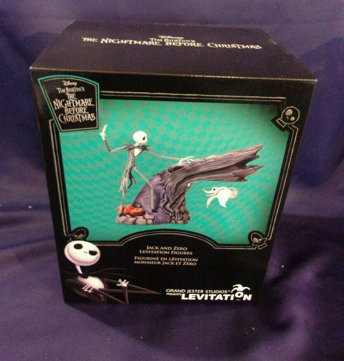 Grand Jester Studios Nightmare Before Christmas Jack and Zero Levitation Figures