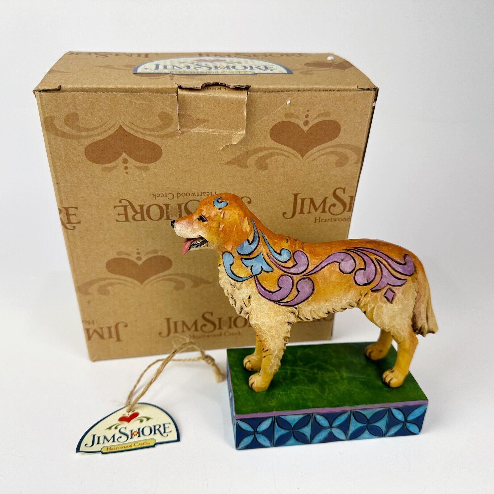 Jim Shore Collectibles : Jim Shore Golden Retriever Value Guide