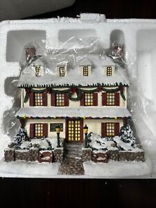 Thomas Kinkade Christmas village set in original packaging