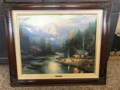 Thomas Kinkade , The End Of A Perfect Day II, Gallery Proof on Canvas