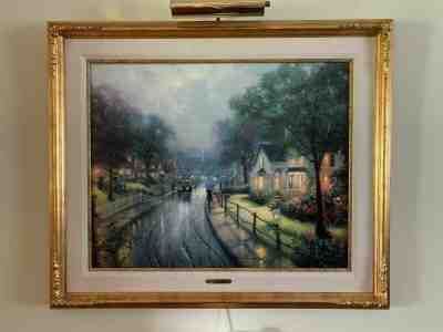 Thomas Kinkade  Hometown Memories PP Publisher Proof Canvas