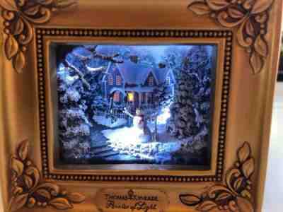 Enesco Gallery Of Light Thomas Kinkade “Blessings Of Christmas” By Olszewski 