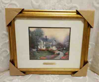 Thomas Kinkade Home is Where the Heart Is; Framed Matted Print 2003 BRAND NEW !