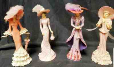 Thomas Kinkade Figurines. Inspirations of Hope Pink Ladies and Style & Grace lot