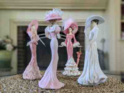 Thomas Kinkade Figurines. Inspirations of Hope - Pink Ladies - Breast Cancer 