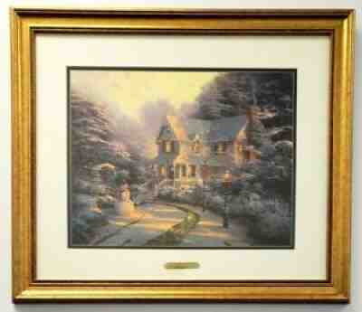 Thomas Kinkade Night Before Christmas HOME IS WHERE THE HEART IS III Lithograph