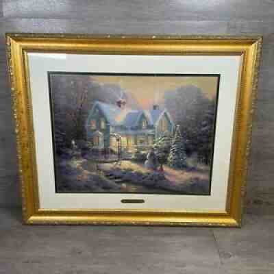 Thomas Kinkade 'Blessings of Christmas' Framed Certificate Numbered