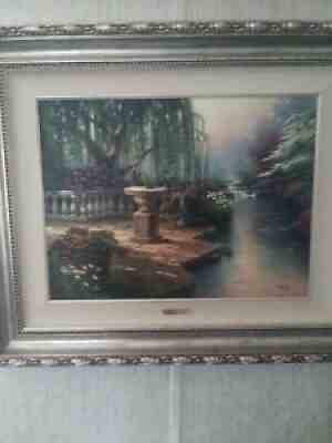 thomas kinkade paintings framed, excellent condition, original, signed, numbered