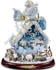 The Bradford Exchange Thomas Kinkade Moving Santa Claus Tabletop Figurine 12