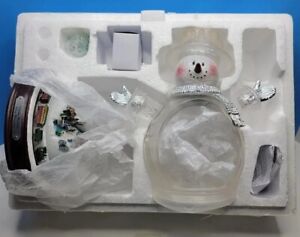 Thomas Kinkade White Christmas Snowman Train By Bradford Exchange.