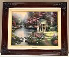 Thomas Kinkade The Garden Of Prayer Framed Lithograph Signed Numbered 32