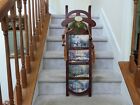 HTF THOMAS KINKADE Warm Winter Memories SLED RACK W/ PLATES 36"