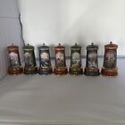 Thomas Kinkade Seaside Reflections Porcelain Lighthouse Music Box RARE 7 Pc SET