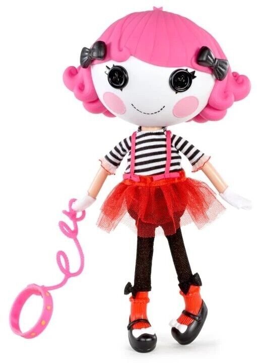 NIB Lalaloopsy Charlotte Charades 13” Mime Doll + Invisible Pet