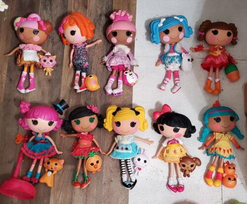 Lalaloopsy Dolls full size LOT OF 46 w/pets, Accessories